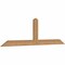 Ekena Millwork Portland Smooth Timber Gable Bracket, Western Red Cedar, 60"W x 17"H x 1 1/2"D x 3 1/2"F, 7/12 Pitch GBW060X17X0204POR00SWR - alternate 3